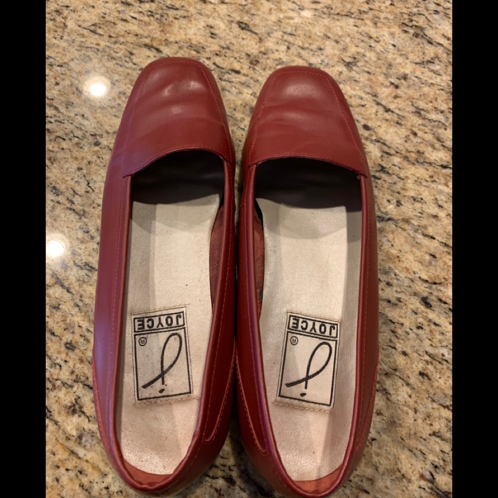 Joyce red flats